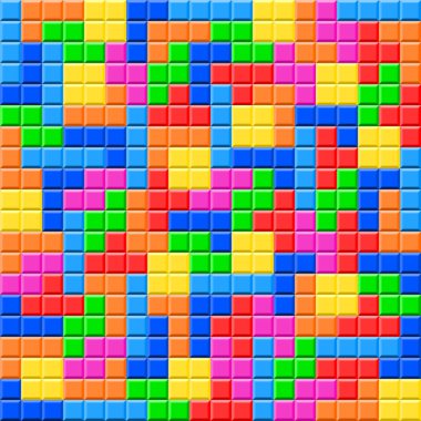 vektör arka plan renkli puzzle parçaları.