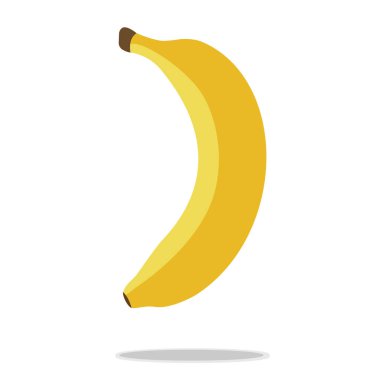 Banana icon. Isolated Vector illustration.