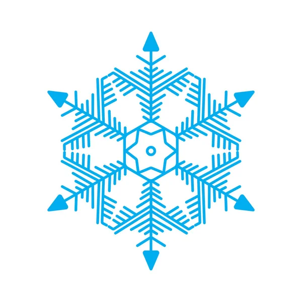 Icono Del Copo Nieve Navidad Invierno Ilustración Vectorial — Vector de stock