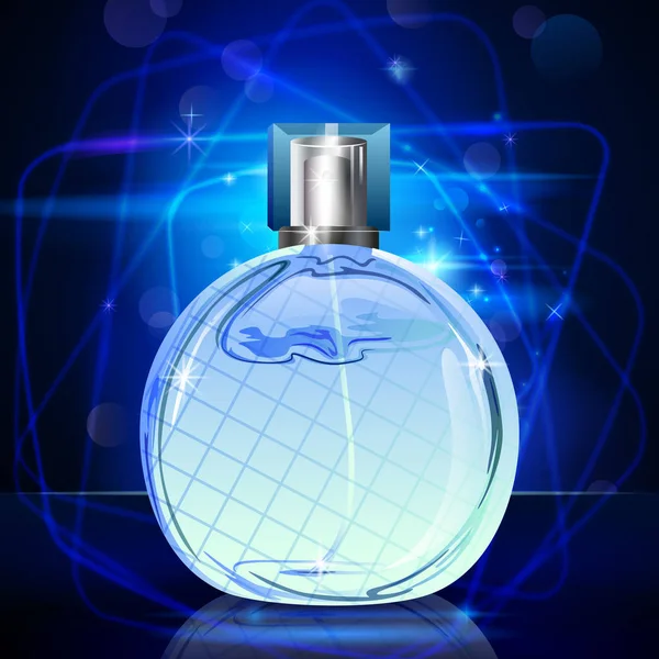 Flacon de parfum cosmétique de marque Premium — Image vectorielle