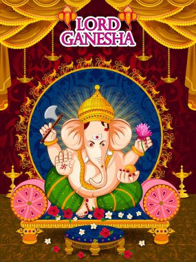 Mutlu Ganesh Chaturthi Hindistan Festivali kutlamaları