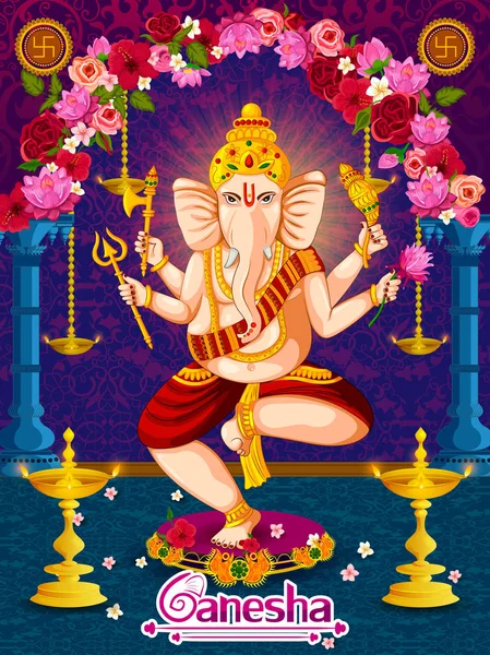 Mutlu Ganesh Chaturthi Hindistan Festivali kutlamaları