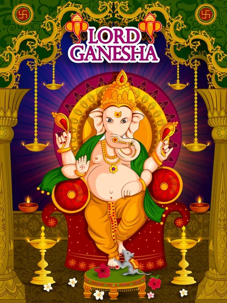 Mutlu Ganesh Chaturthi Hindistan Festivali kutlamaları