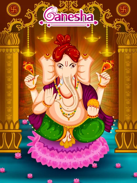 Mutlu Ganesh Chaturthi Hindistan Festivali kutlamaları