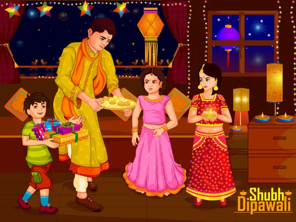 diwali festival drawing