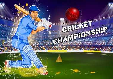 Topa vuran oyuncu oyuncu kriket oynamak oyun spor