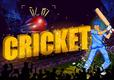 Topa vuran oyuncu oyuncu kriket oynamak oyun spor