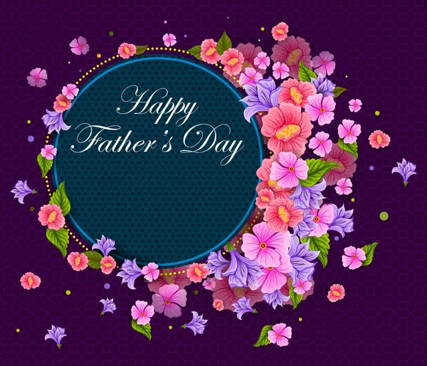 Happy Fathers Day greeting background — Stock Vector