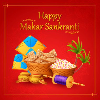 Mutlu Makar Sankranti hasat festivali Hindistan kutlama geçmişi