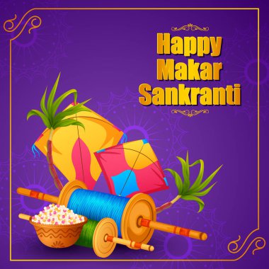 Mutlu Makar Sankranti hasat festivali Hindistan kutlama geçmişi