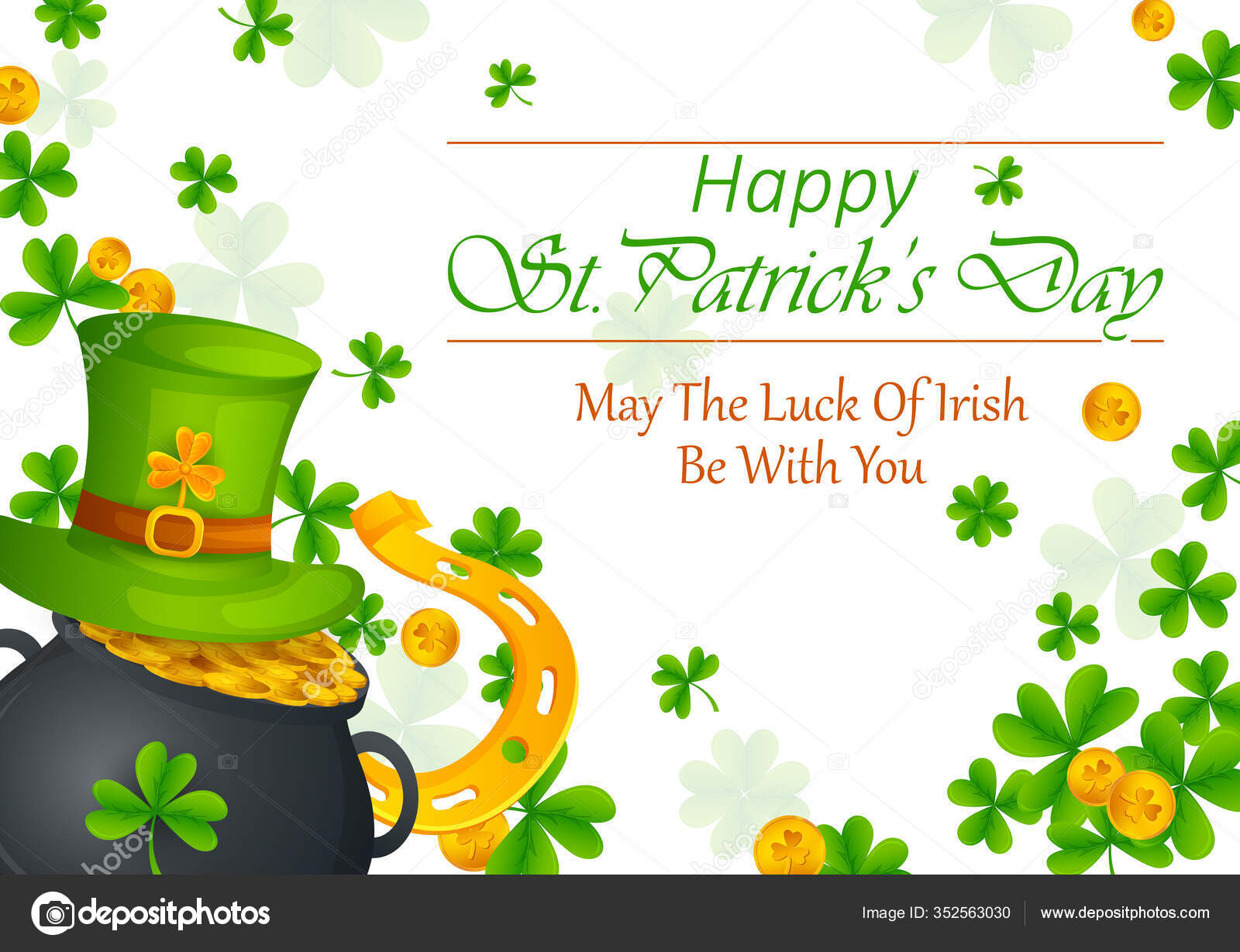 Feliz día de San Patricio fiesta religiosa fondo de la celebración