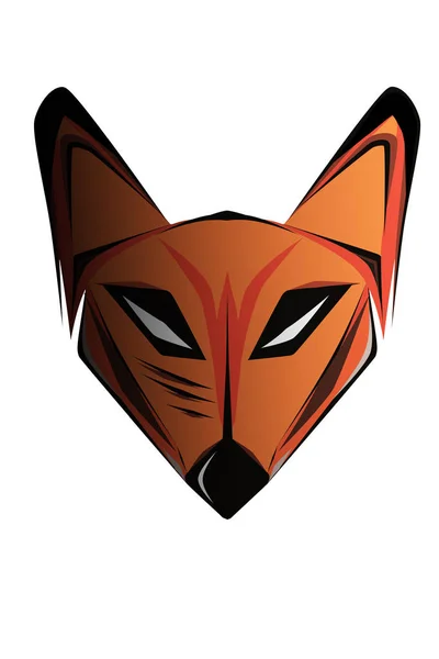 Havalı minimalist tilki kübizmi portakalı