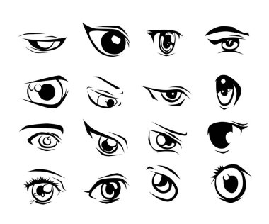 Manga çizimi için bir çift kadın ayakkabısı. Basit sanat referansı.