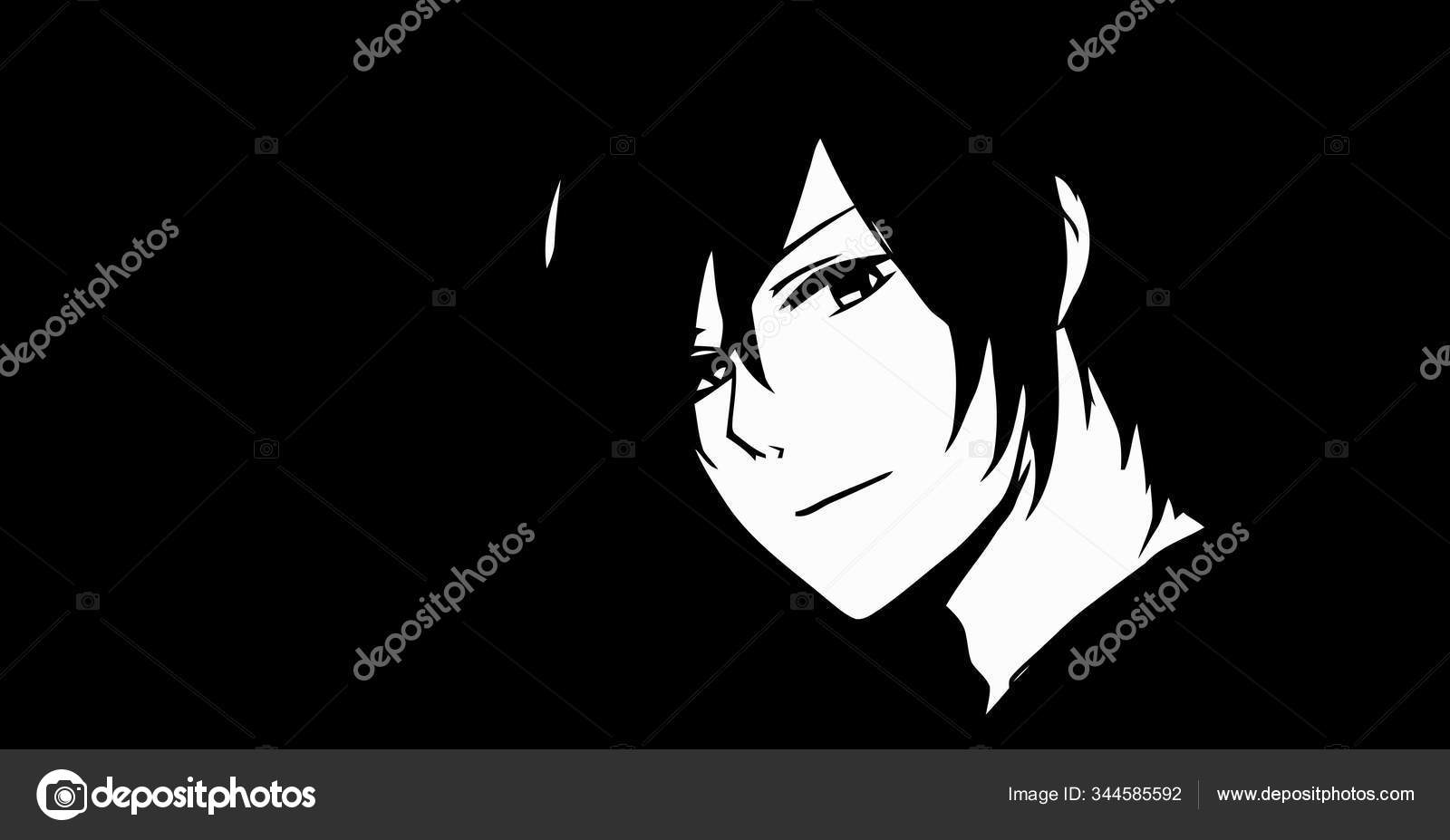 Anime boy Black and White Stock Photos  Images  Alamy