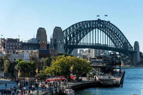 Srpen, 12: Sydney Harbour Bridge, Austrálie — Stock fotografie