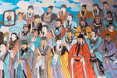 7 Mart 2019: Çin 'in Jianshui şehrinde eski bir Çin evi olan Zhu ailesinin evinin duvarları boyandı. 