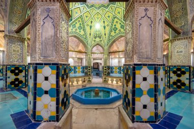 1 Mart 2019, Sultan Amir Ahmad Hamamı. Kashan, İran