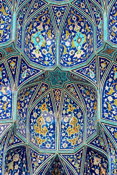 Iranian textured ceiling pattern — Stock Photo, Image