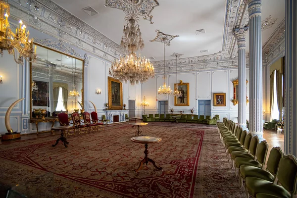 10 mars 2019 : Intérieur d'une des chambres du Palais du Golestan. Téhéran (Iran) — Photo