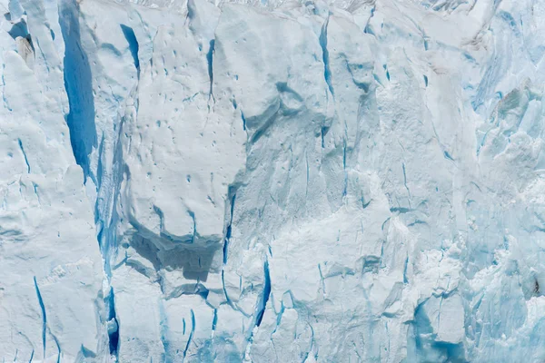 Κοντινό πλάνο των στρωμάτων πάγου στο Perito Moreno Glacier, Αργεντινή — Φωτογραφία Αρχείου