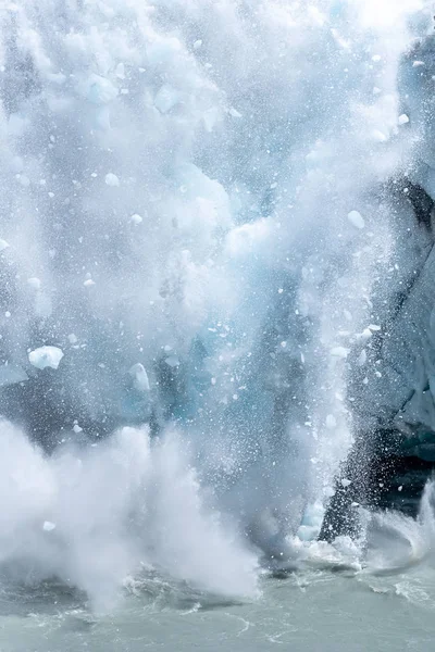 阿根廷Perito Moreno冰川上的冰的景象 — 图库照片