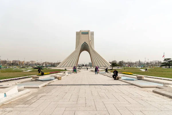 March 11, 2019: View of the Azadi Tower. Tehran, Iran — Stock Photo, Image