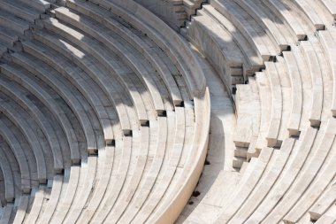 Taş amfi tiyatronun bir parçası