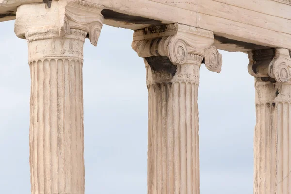 Columnas Griegas Contra Cielo Atardecer — Foto de Stock