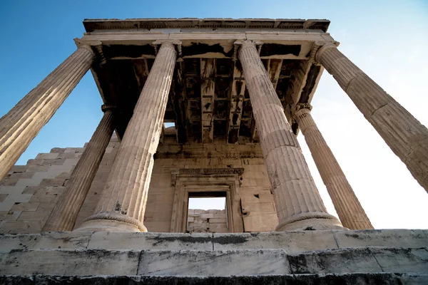 Detail Erechtheion Acropolis Athens Greece — Stock Photo, Image