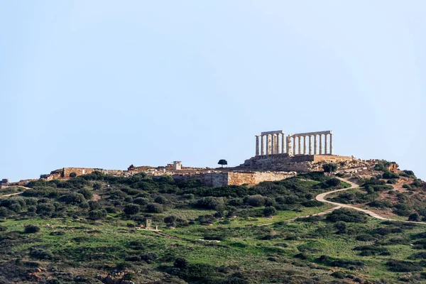 Temple Poseidon Sounion Cape Greece — Stock Photo, Image