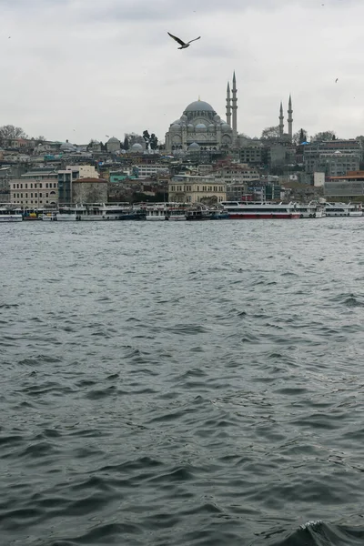 19 Şubat 2018: İstanbul ufuk çizgisine bakın. İstanbul, Türkiye