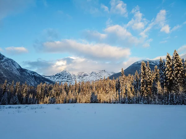Mount Robson Vintern British Columbia Kanada — Stockfoto