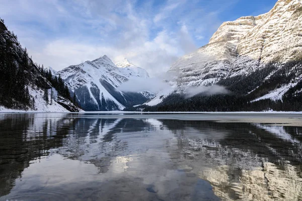 Zimní Krajina Mount Robson Britská Kolumbie Kanada — Stock fotografie