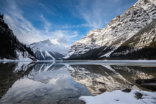 Zimní Krajina Mount Robson Britská Kolumbie Kanada — Stock fotografie