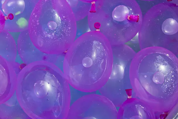 A bunch of water balloons