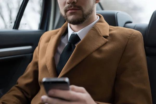 Retrato Joven Treinta Años Empresario Estilo Negocio Ropa Viaja Asiento —  Fotos de Stock