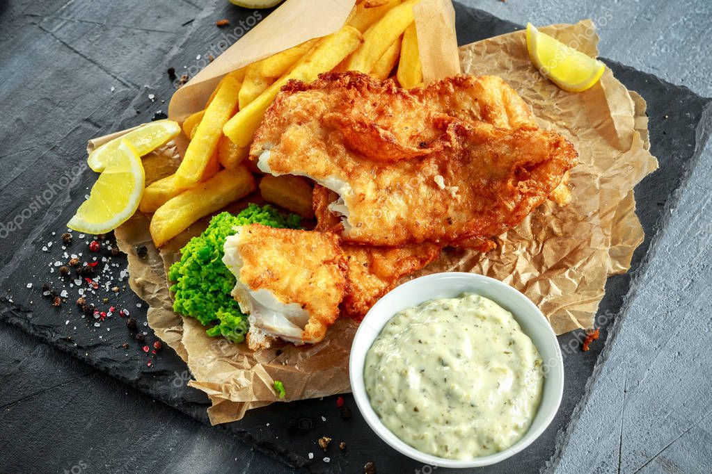 British Fish And Chips Your Favourite Sauga British