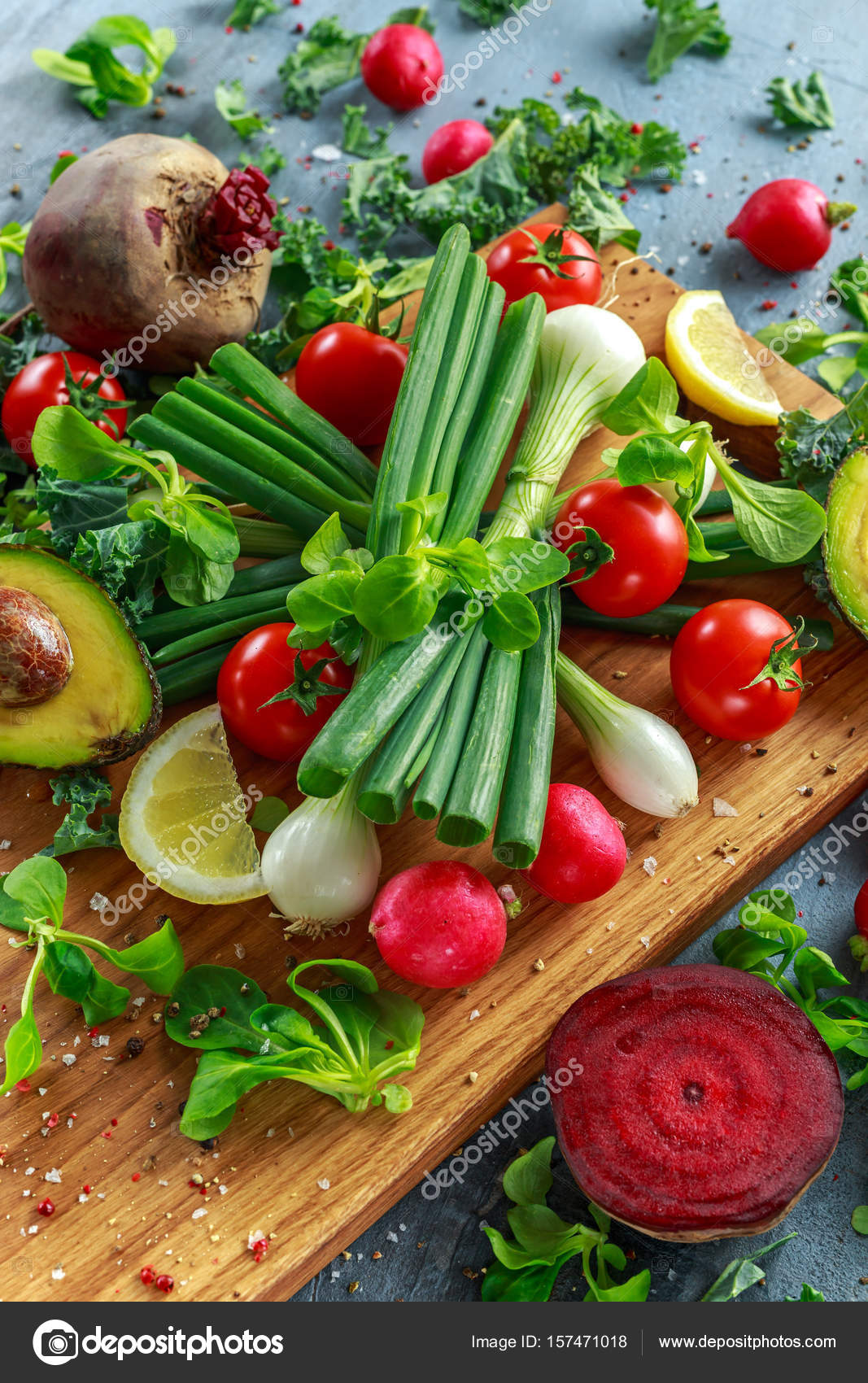 Mısırlı Taze Soğanlı Pancar Salatası Mısırlı Taze Soğanlı Pancar Salatası