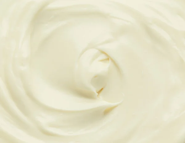 Close up of homemade Mayonnaise sauce. view from top — Stockfoto