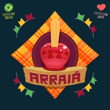 Arraia (anlamına gelir Köyü, ayrıca adı Haziran partiler) - elma şekeri logosu