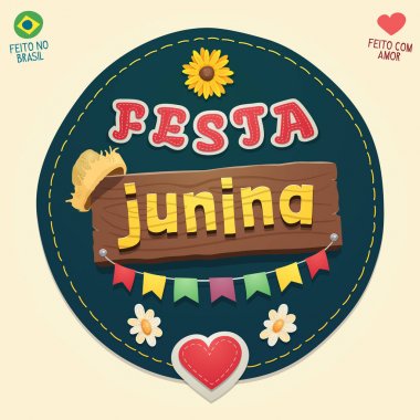 Brezilyalı June parti serin logo