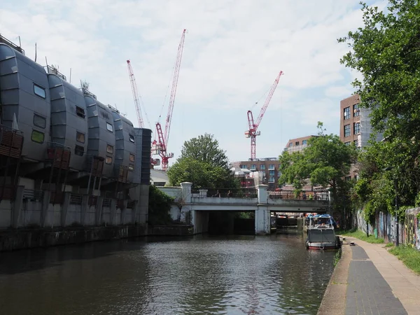 Canal des Régents près de Camden Londres Royaume-Uni — Photo