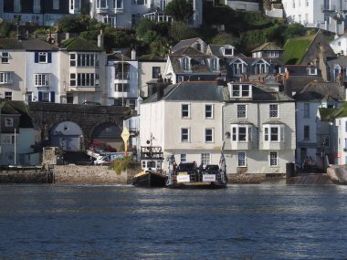 the Dartmouth lower ferry waiting to leave Dartmouth , Devon, UK 