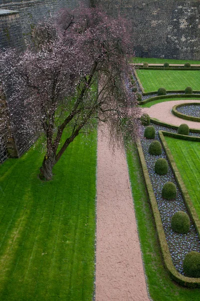 Un parque formal ordenado y ordenado en Luxemburgo —  Fotos de Stock