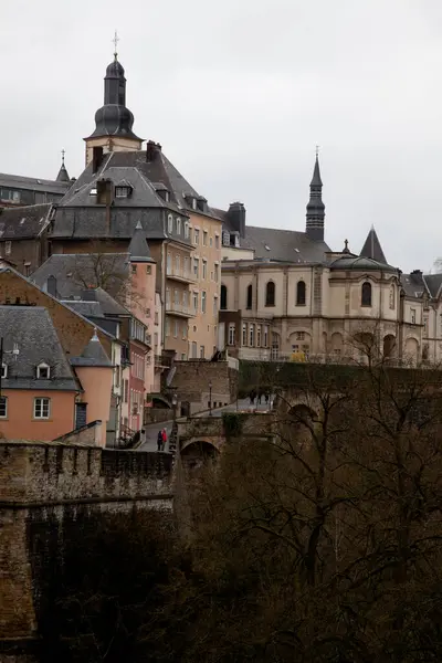 Ein Blick auf die Brüsseler Innenstadt mit der Altstadt und eleganter Architektur — Stockfoto