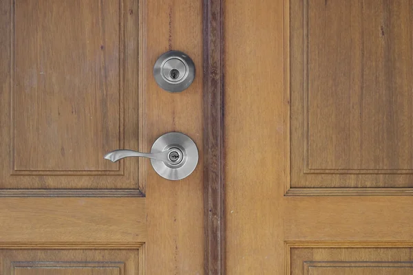 Maçaneta da porta e fechadura — Fotografia de Stock