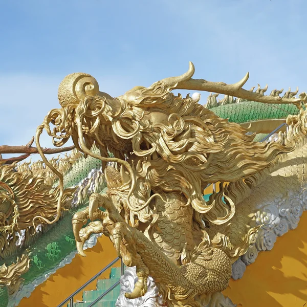 चीनी ड्रैगन मूर्ति — स्टॉक फ़ोटो, इमेज