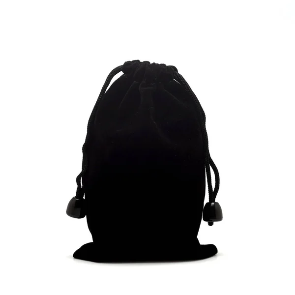 Bolsa de tela pequeña negro — Foto de Stock