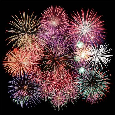 mutlu yeni yıl havai fişek