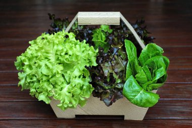 sepet içinde sebze salatası